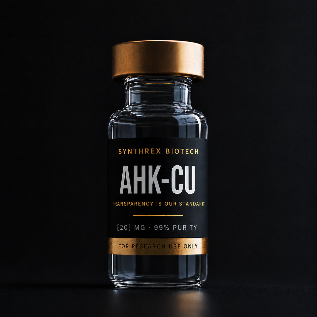 AHK-Cu research vial — laboratory use only