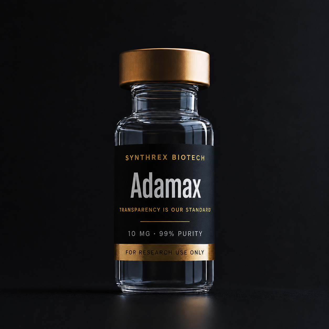 Adamax research vial — laboratory use only