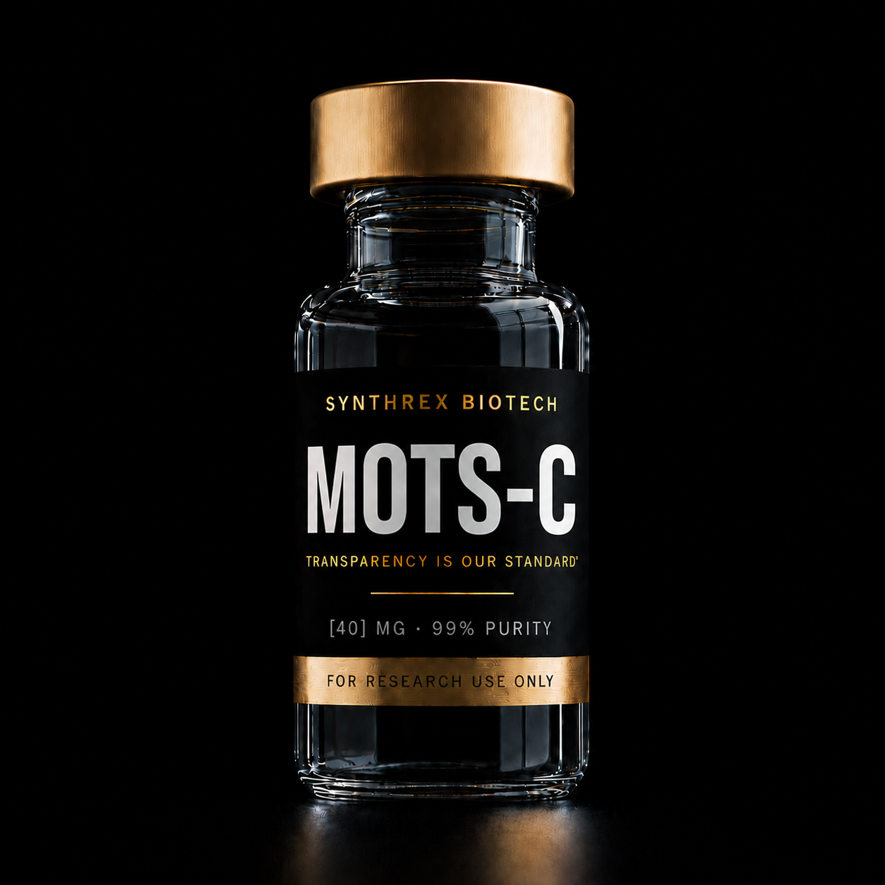 MOTS-c research vial — laboratory use only