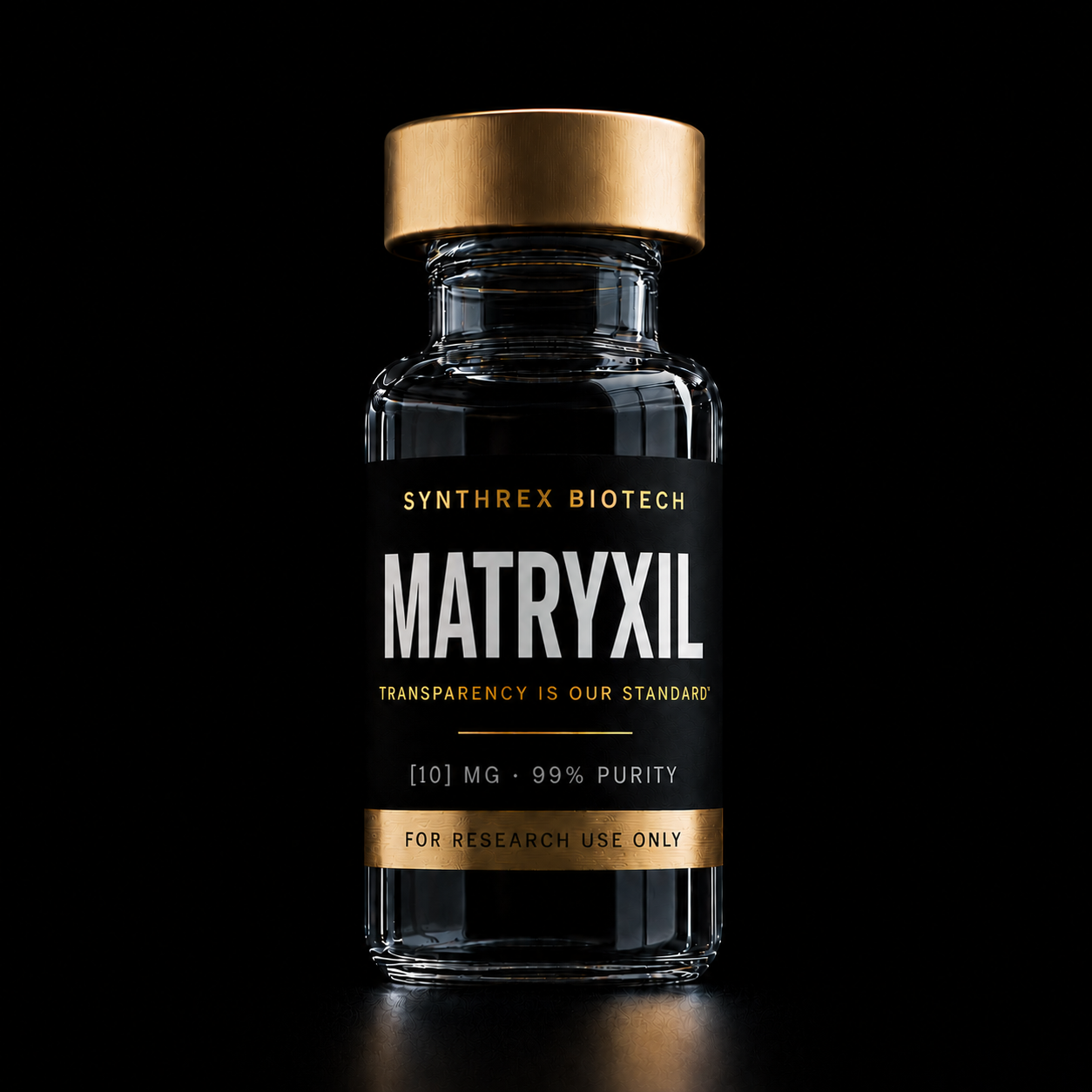Matrixyl research vial — laboratory use only