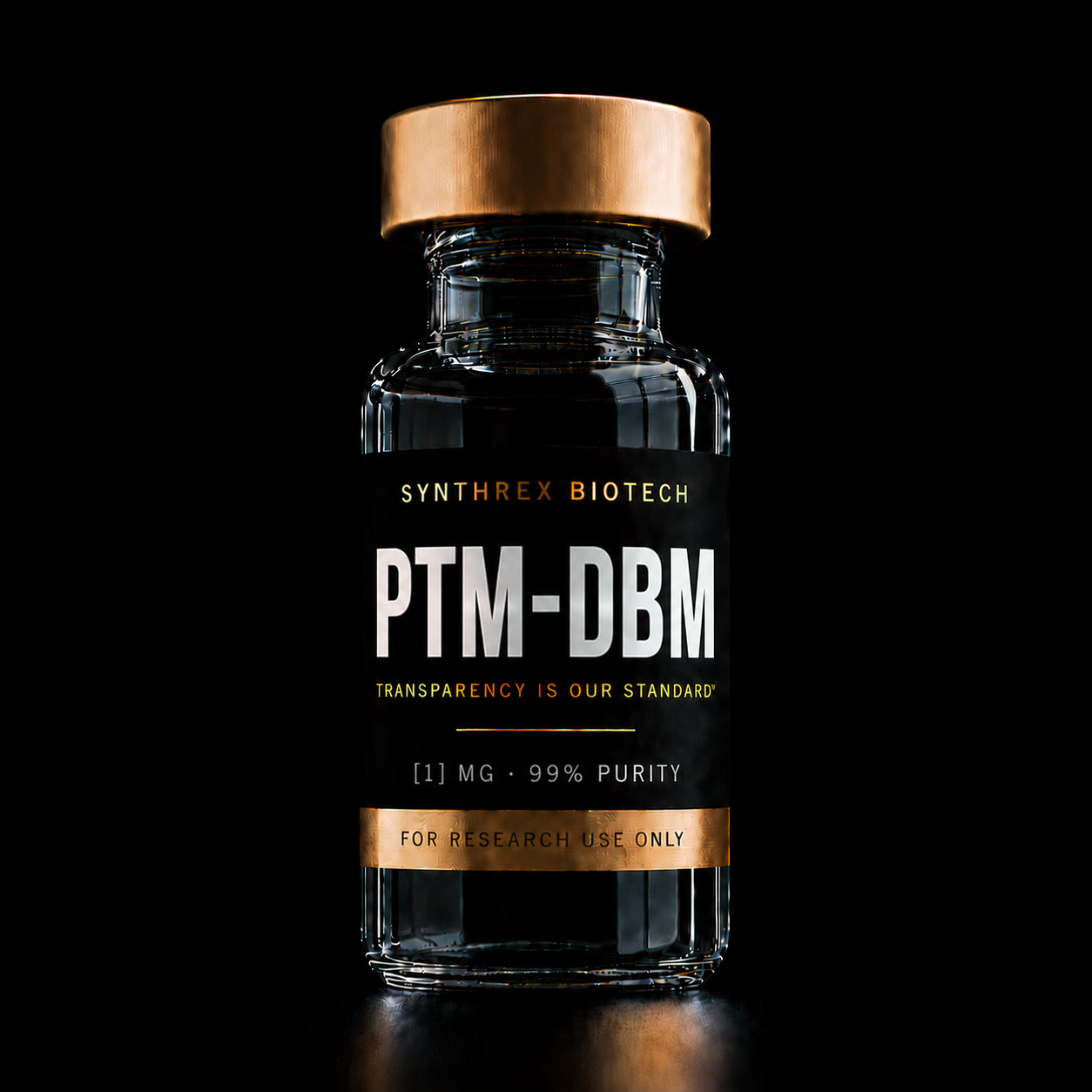 PTD-DBM research vial — laboratory use only