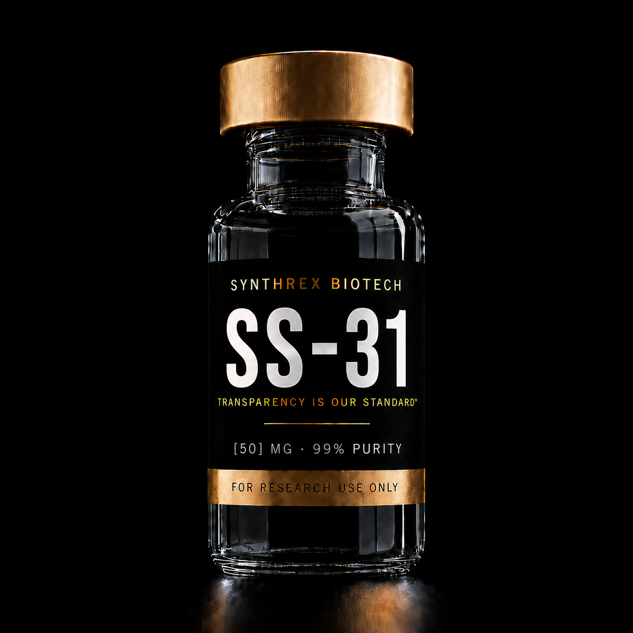 SS-31 (Elamipretide) research vial — laboratory use only