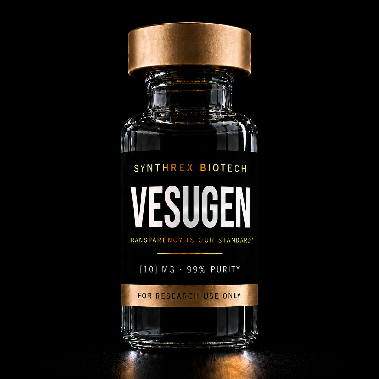 Vesugen research vial — laboratory use only