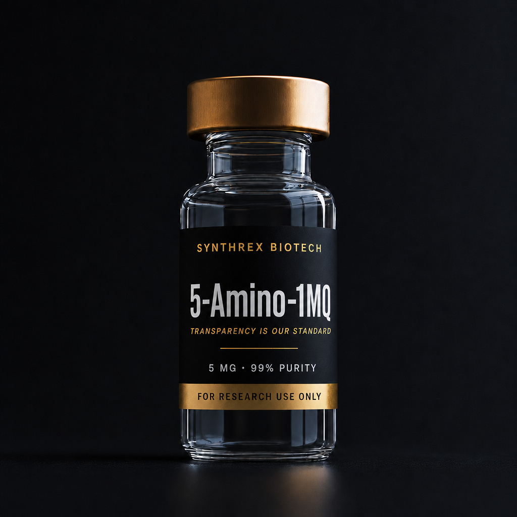 5-Amino-1MQ research vial — laboratory use only