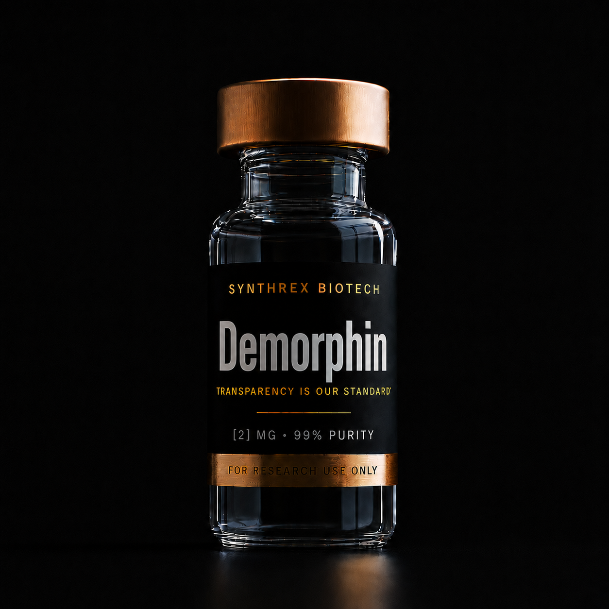 Dermorphin research vial — laboratory use only