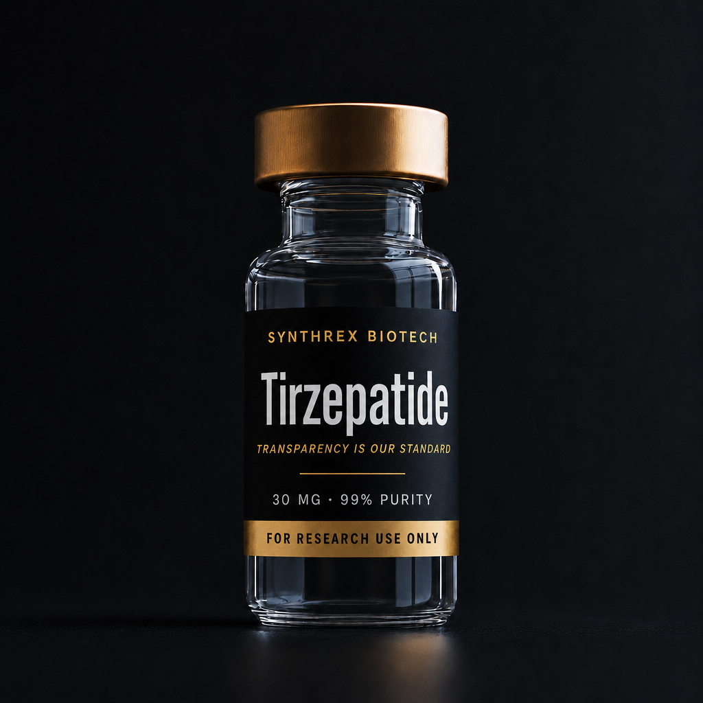 TIRZ research vial — laboratory use only