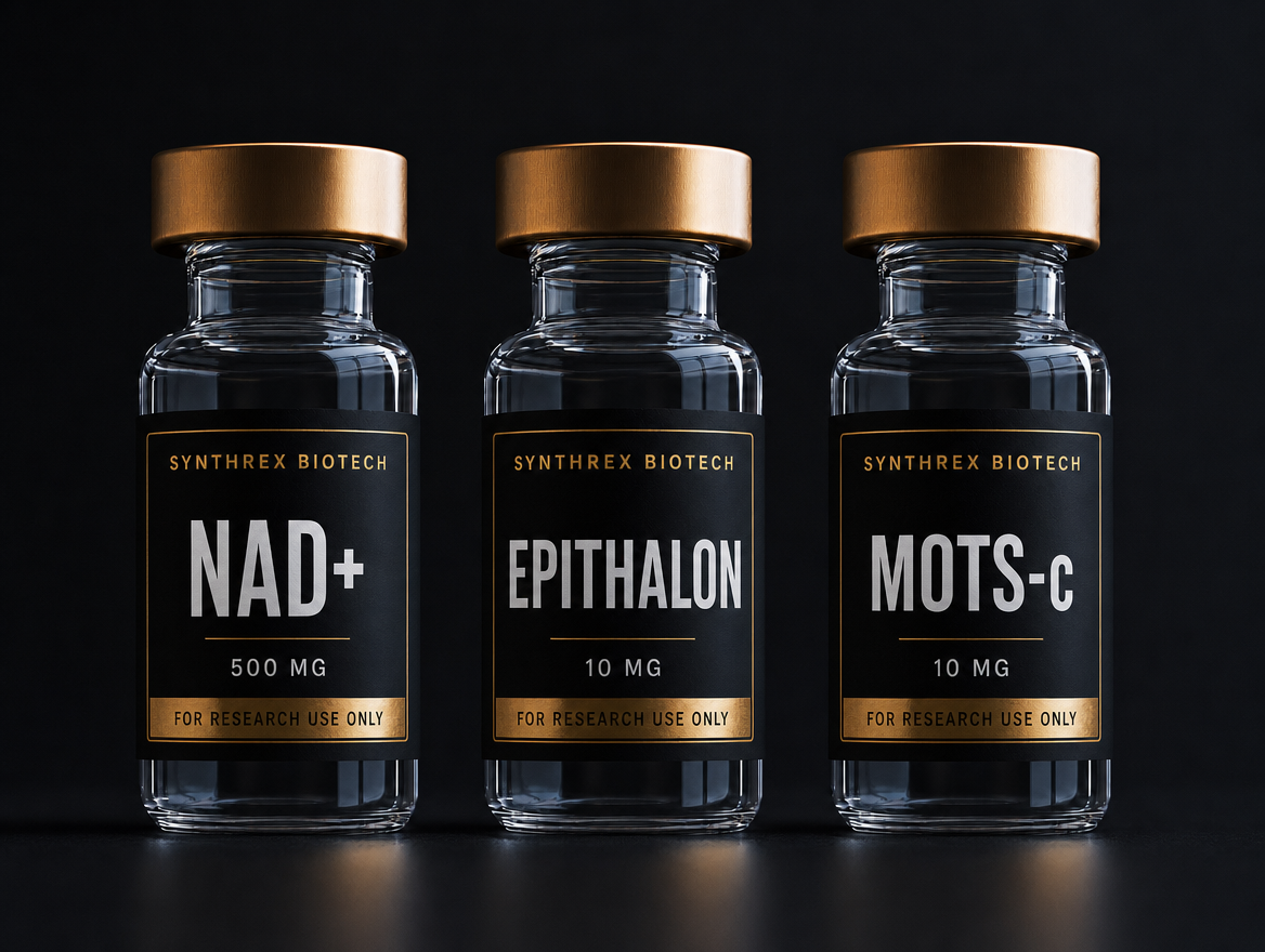 NAD+ / Epithalon / MOTS-c Set research vial — laboratory use only