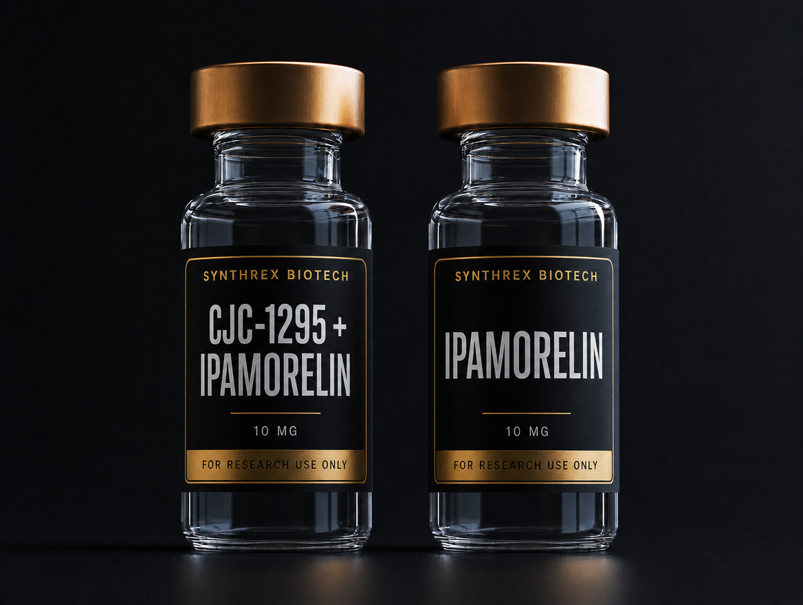 CJC-1295 + Ipamorelin Set research vial — laboratory use only